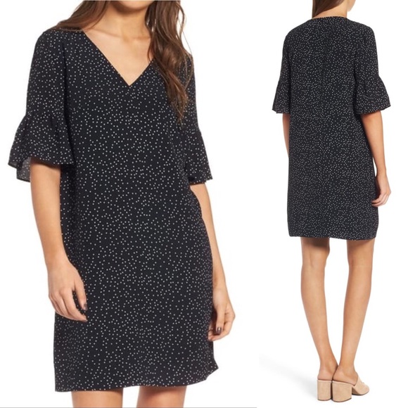 Madewell Dresses & Skirts - Madewell || Flutter Ruffle Sleeve Shift Dress 10
